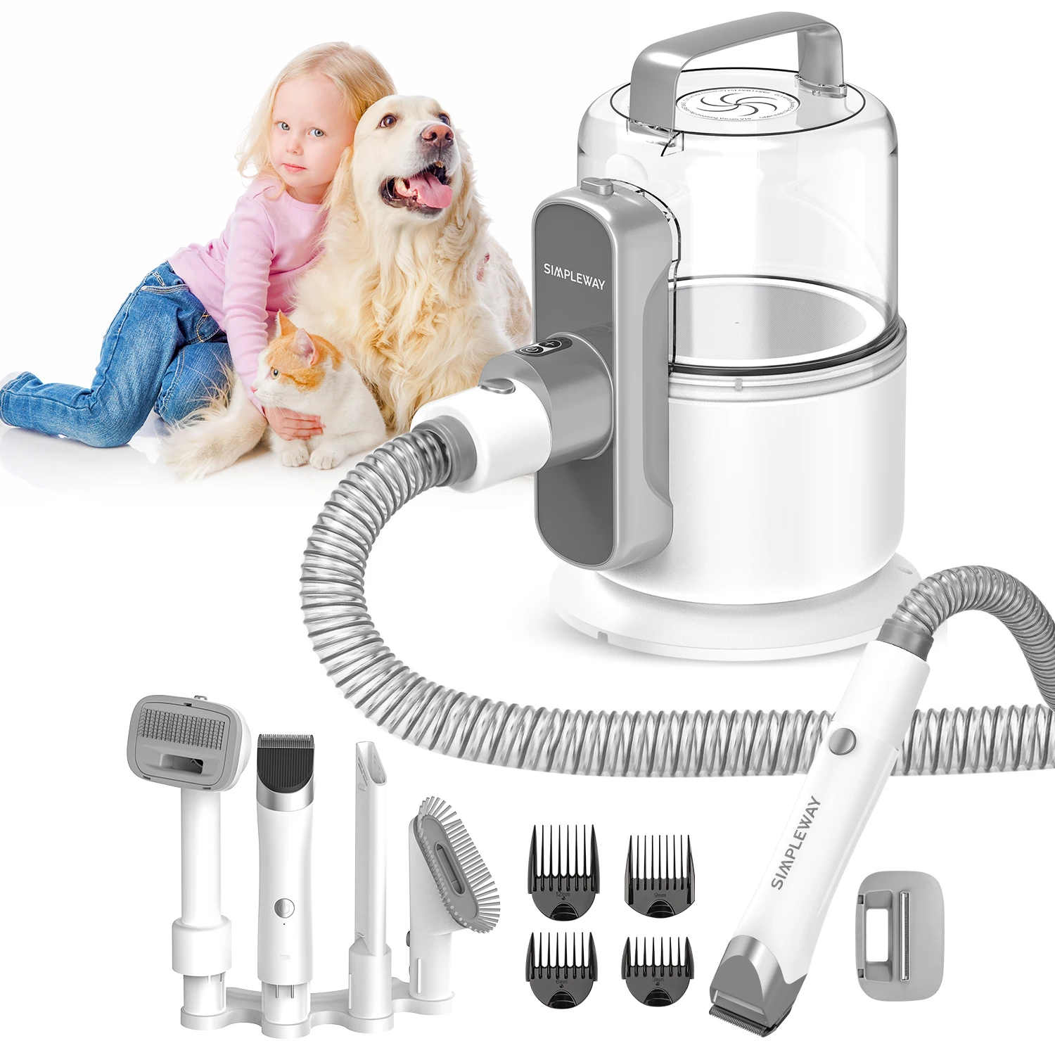 Pet Grooming Kit Vaccum Cleaner Multifunctional Pet Grooming Kit Vacuum Cleaner Dog Cat Grooming Vacuum Cleaner