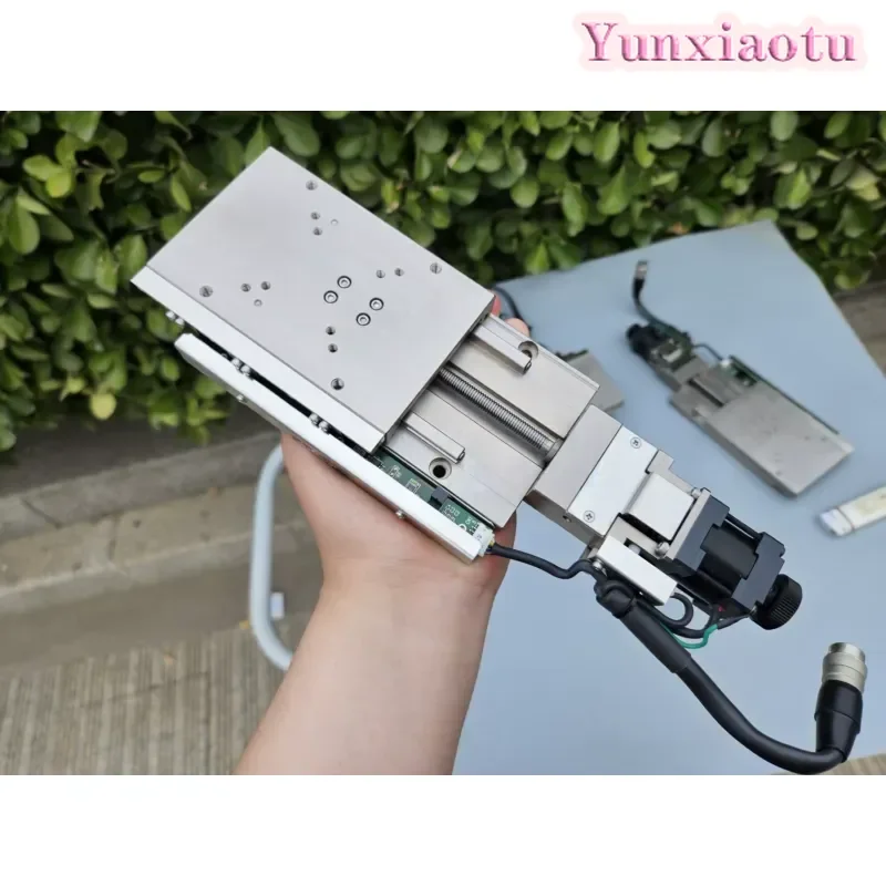 PG750 XMSQ750 High Precision Micron Level Motorized Linear Stage, Stainless Steel Electric Displacement Platform