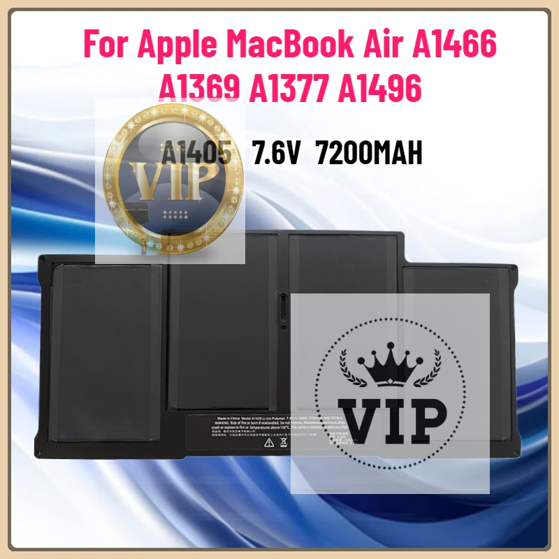 

NewA1405 7.6V 7200MAH Suitable For Apple MacBook Air A1466 A1369 A1377 A1496 Laptop Battery