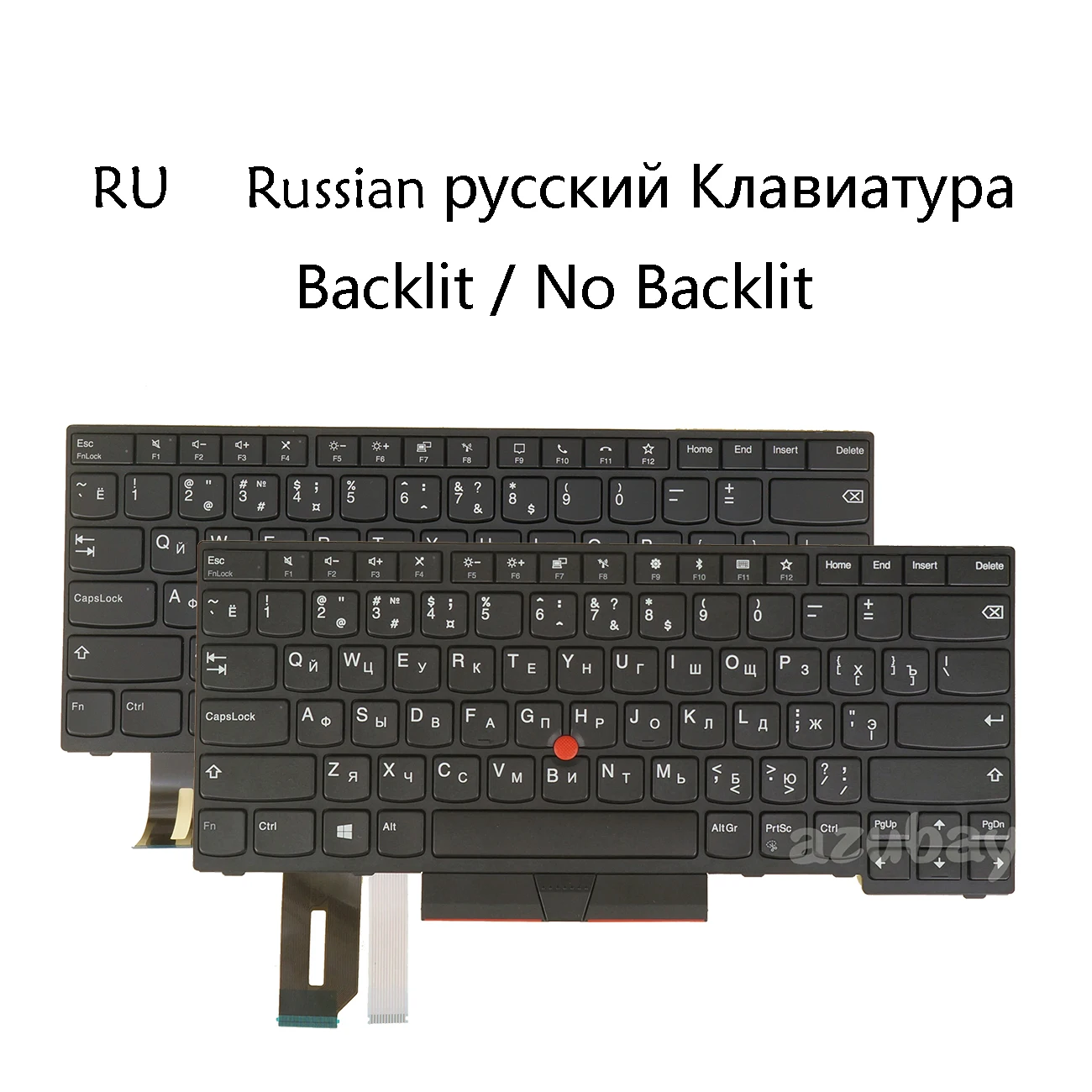 

Russian Backlit / No Backlit Keyboard For Lenovo Thinkpad E480 E485 E490 E495 L380 L390 L480 L490 T480s T490 T495 P43s，T14 GEN1