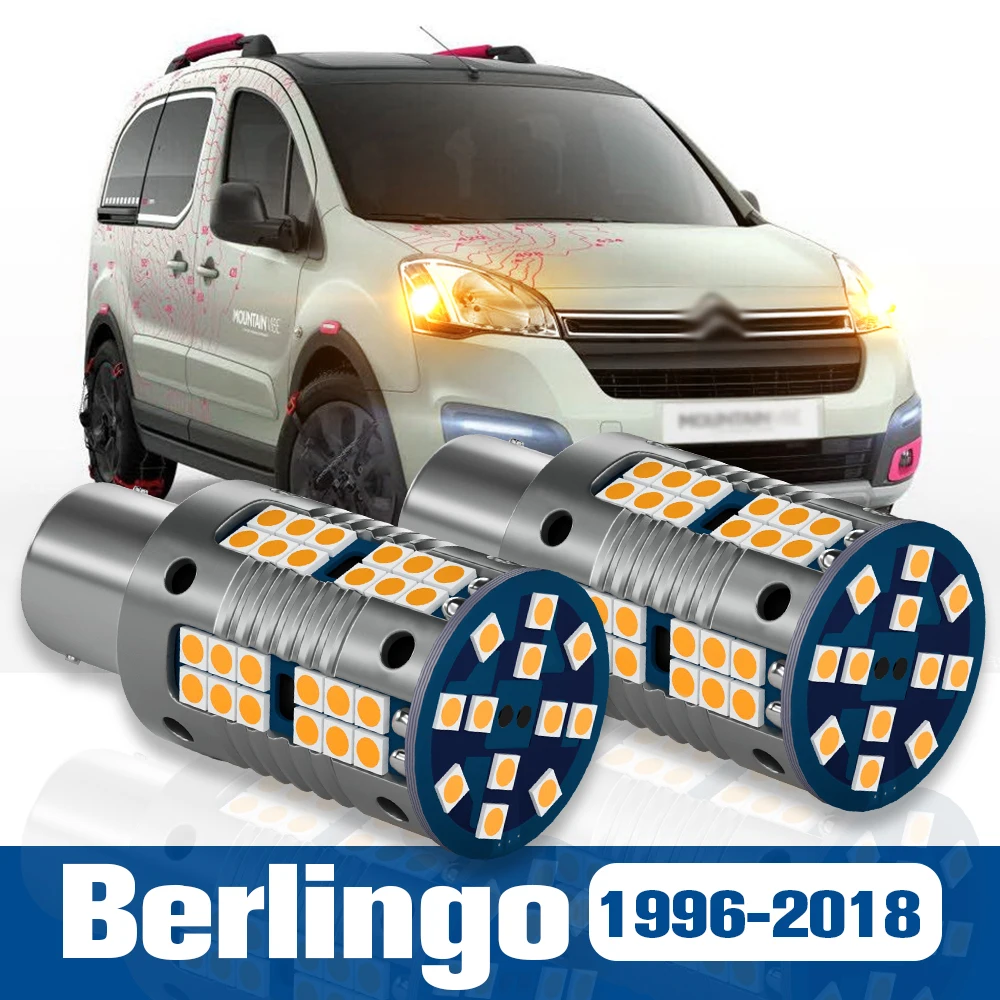 

2pcs LED Turn Signal Light Blub Lamp Accessories Canbus For Citroen Berlingo 1996-2018 2010 2011 2012 2013 2014 2015 2016 2017