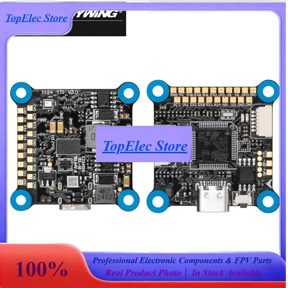 TopEssHobbywing RTF F7 8S Lite FC, 80A/100A 4in1 4-8S Lite AT 32-bit PWM,DSshot300/600 ESC