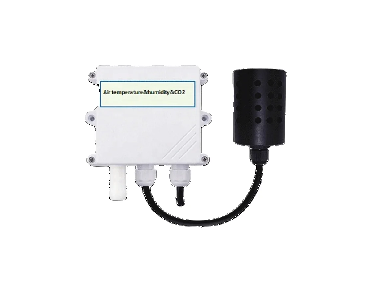 AIR TEMPERATURE AND AIR HUMIDITY CO2 THREE PARAMETERS 3 IN 1 WALL MOUNTED SPLIT TYPE RS485 WIFI GPRS LORA LORAWAN SENSOR TESTER