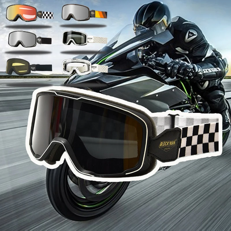 New Cycling Goggles Retro Goggles Anti-Fog Motorcycle Goggles Locomotive Day And Night Sunglasses For Adult