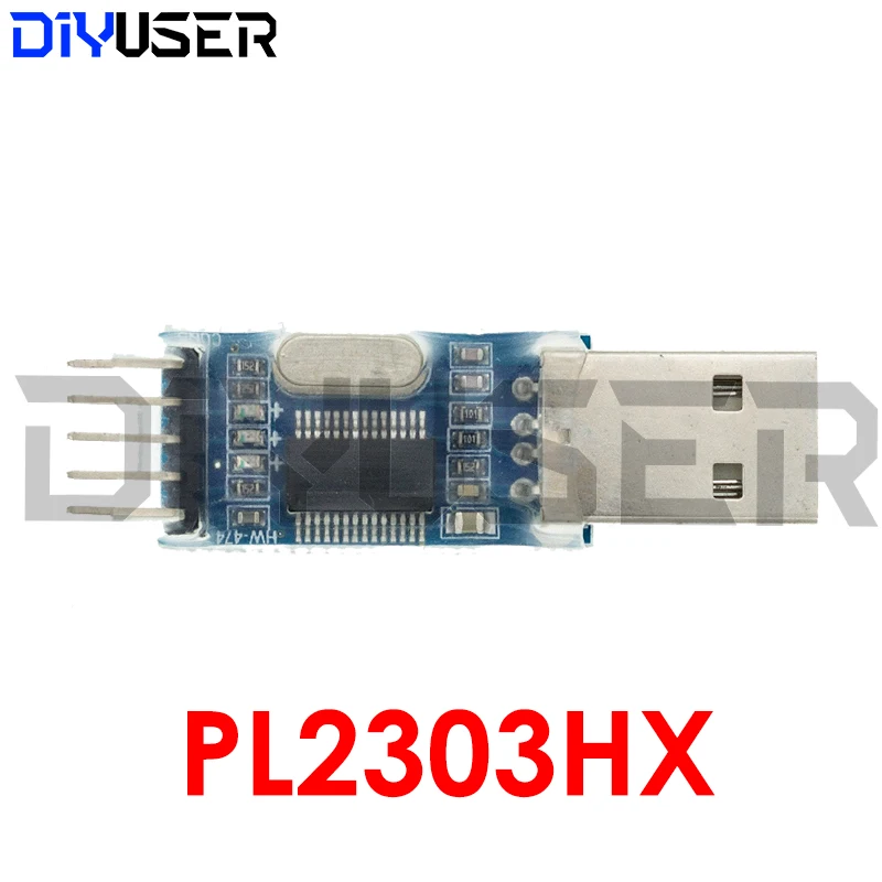 USB to RS232 TTL 컨버터 어댑터 모듈, UART 모듈, CH340G, CH340 모듈, 3.3V, 5V 스위치, PL2303HX PL2303