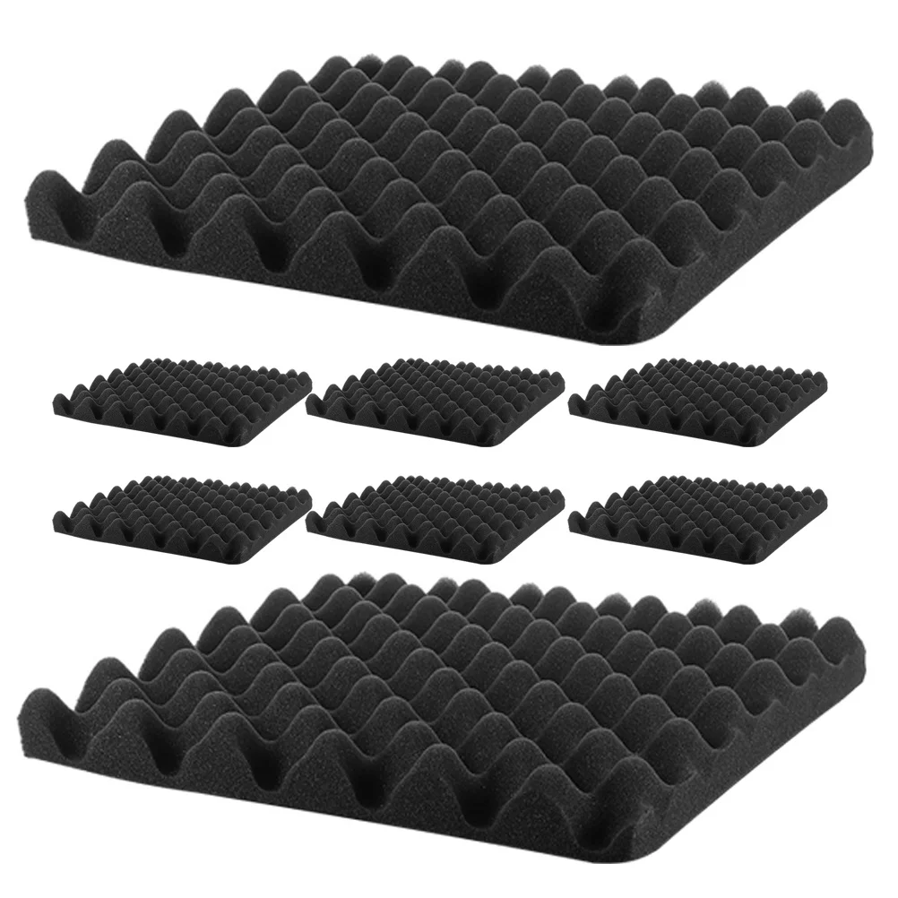 

8pcs Soundproof Panels Sound Absorbing Wall Tiles For Home Studio Bedroom Acoustic Treatment Noise Reduction Blocks