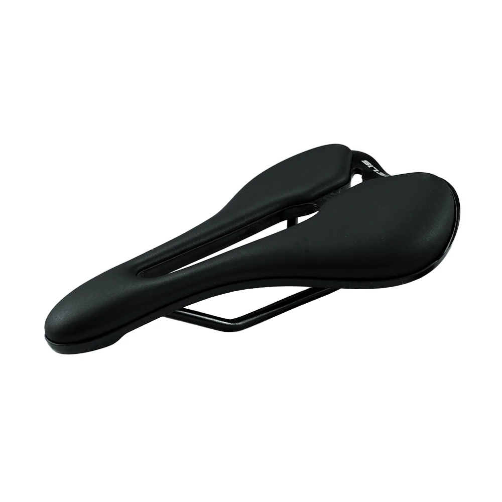 سرج دراجة فولاذي جديد خفيف الوزن مطلي بالكروم 200 جرام مريح لركوب الخيل ووسادة تهوية غير قابلة للانزلاق ومضادة للصدمات