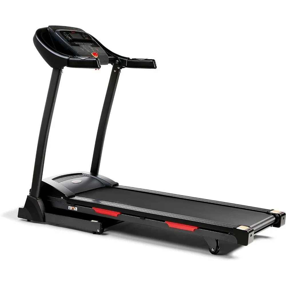 

Premium Folding Incline Treadmill with Pulse Sensors, One-Touch Speed Buttons, Shock Absorption, Optional Bluetooth