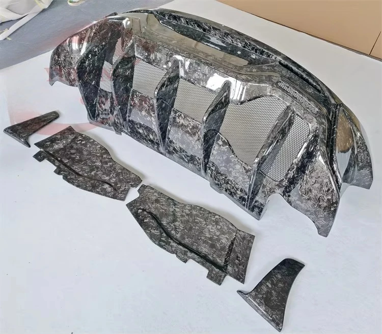 

600LT Style Forged Carbon Fiber Rear Bumper Rear Diffuser Body Kit for McLaren 540C 570S