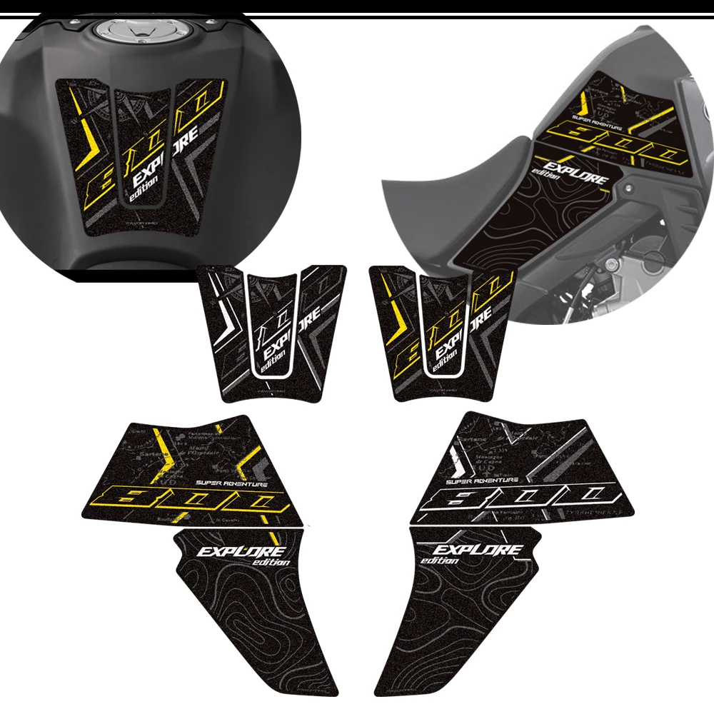 

For Kove 800X 800 X Pro Super Adventure RALLY ADV Protector Tank Pad Side Grips Gas Fuel Oil Knee Motorcycle Frosted Stickers