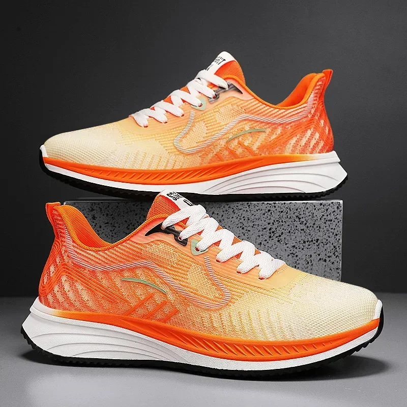 Mannen Gevulkaniseerde Schoenen Outdoor Casual Sneakers Ademende Lichtgewicht Schoenen Mannen Casual Mesh Running Sneakers Grote Maat 44