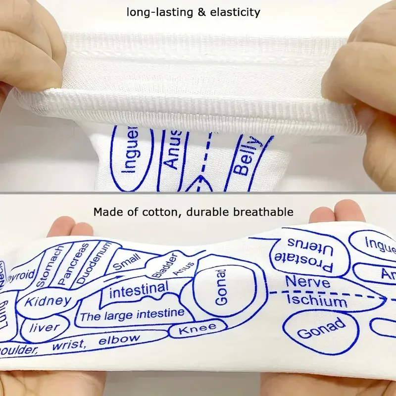 Gants d'acupression, chaussettes de Massage des pieds, soulagement du Massage, masseur, réflexologie, physiothérapie des pieds, 1 paquet