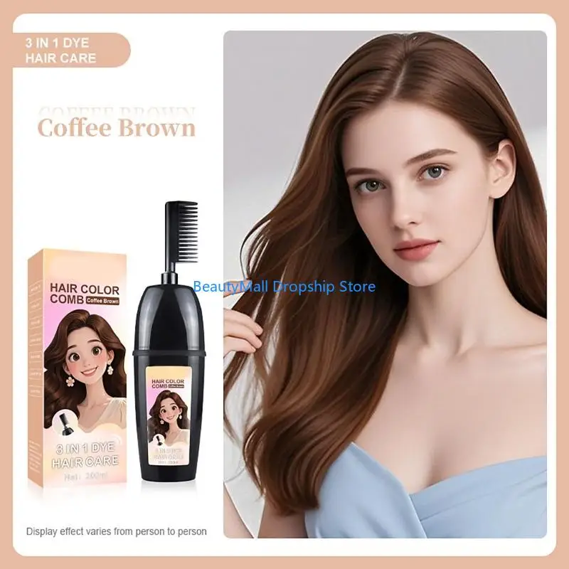 40JD Sensitive Scalp Friendly Hair Color With Easy Comb Application 6 Tones