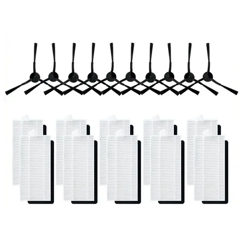 

ABHZ-Запасные части для роботов-пылесосов Lenovo E2 / E2 Pro: HEPA-фильтр, боковая щетка, аксессуары для замены