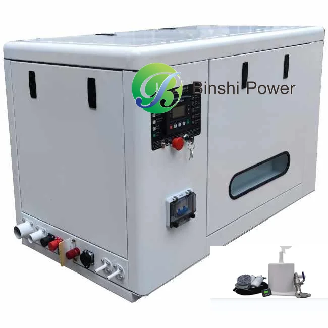 

Small 20KW 27KW 35KW 50KW Factory Price Generator Set Current Inverter Sea Salt Water Cooled Boat Yacht Marine Di esel Generator