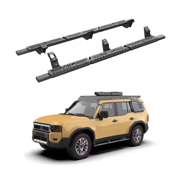 

Side Steps for Toyota LC250 2024 Steel Dirt Bike Parts Manufacturer Wholesale Rock Slide Running Boards 4x4 Off-Road Parts