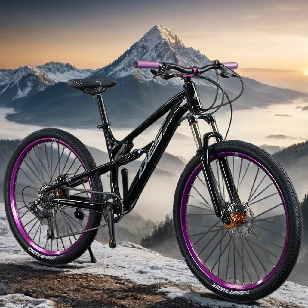 27.5inch Aluminum Alloy soft tail Variable Speed Mountain Bicycle With Dual Shock Absorption Hydraulic off-road Single Disc Bike