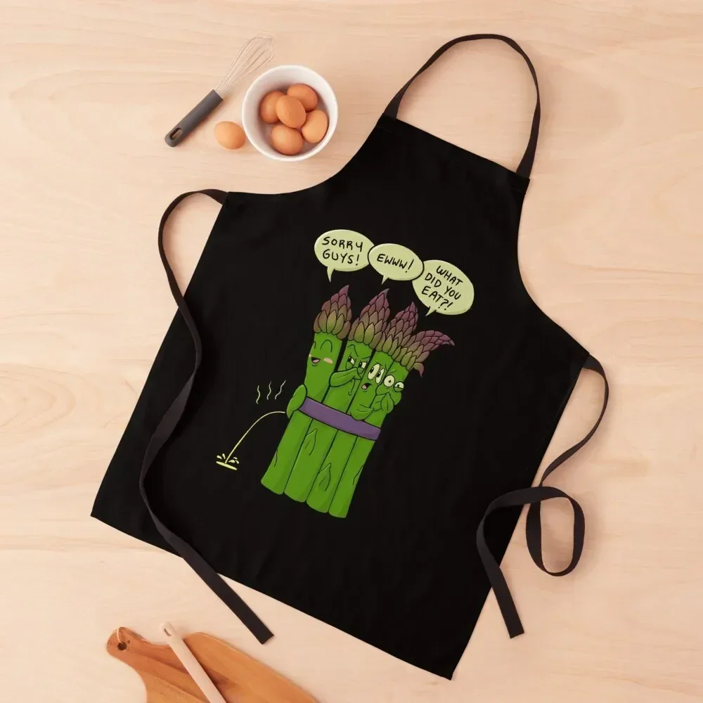 

Asparagus Pee Apron kitchen and home Women Kitchen'S Useful Things For Kitchen waiter Apron