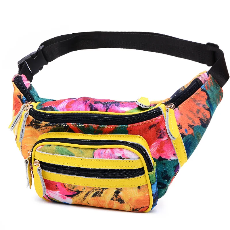 

2024 Women New Fashion Canvas Unique Printing Casual Handbag Concise Underarm Bag ShoulderBag CrossbodyBag Sporty Style Riding