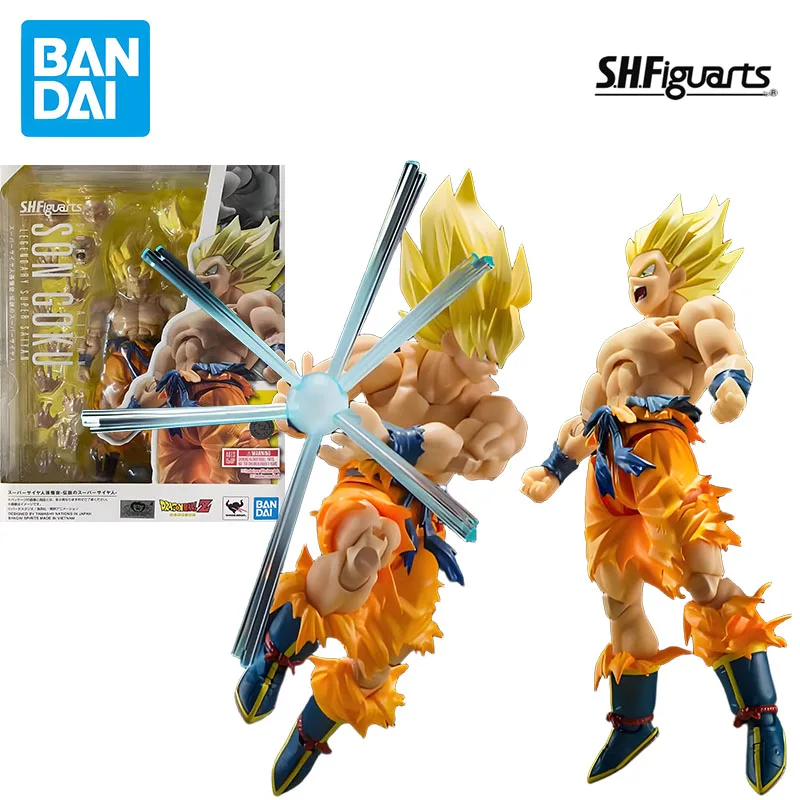 بانداي الأصلي أطقم منمذجة GUNDAM SHF SON GOKU أنيمي عمل الشكل التجمع نموذج اللعب نموذج الهدايا الأولاد تحصيل الحلي #6