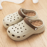 BASATU Women's Shoes Summer Thick Sole Anti Slip Fashion Beach Sandals EVA Slippers Closed Toe Outdoor Men's Clog Sandals