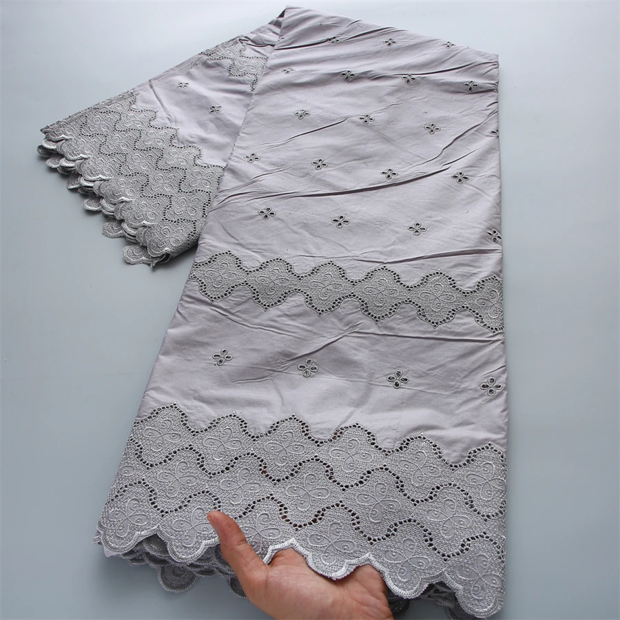 premium-african-swiss-voile-lace-fabric-hollow-embroidery-scalloped-edge-nigerian-cotton-dry-lace-for-wedding-party-outfit-sew