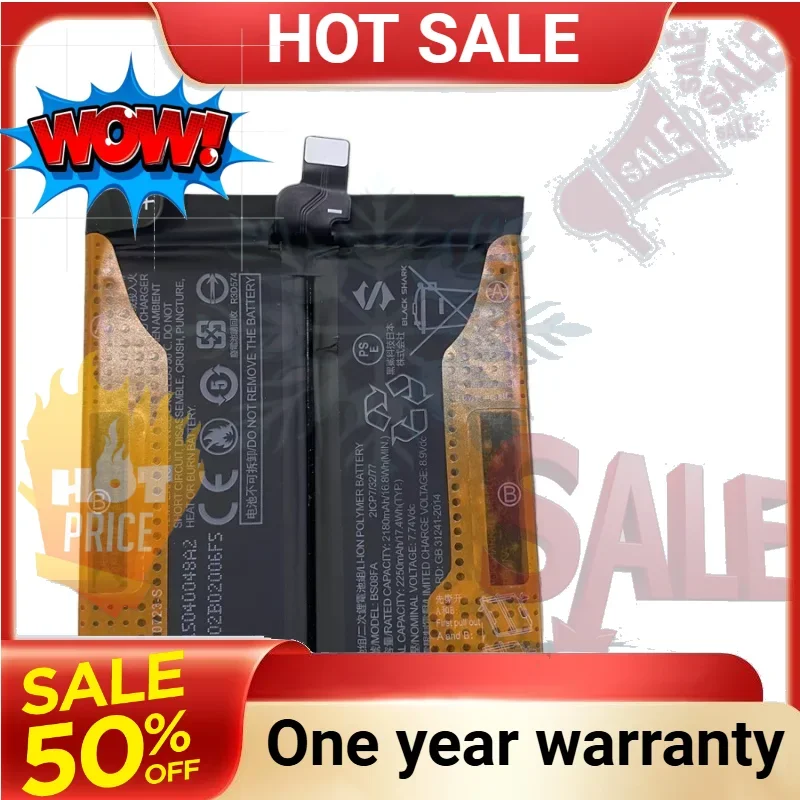SWZY 4500mAh BS08FA Phone Battery for Xiaomi Black Shark 4 Pro 4Pro / 4S Pro 4SPro PRS-H0 PRS-A0 5RS KSR-A0 New High Quality