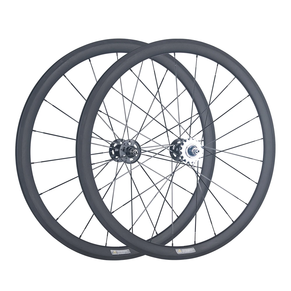 700C Rennrad-Carbon-Laufradsatz für Fixed Gear mit Flip-Flop-Naben von NOVATEC, 38mm 50mm 60mm 88mm Tiefe, 23mm Breite, Clincher-Fahrradlaufradsatz – Detail 9