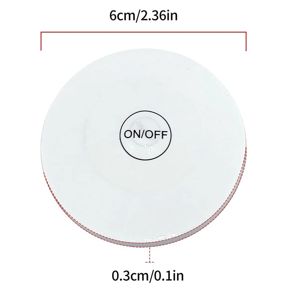 SLQZT 25 pezzi LED sottobicchiere rotondo flash tappetino adesivo luci per bottiglia di liquore vino, bevande, bar