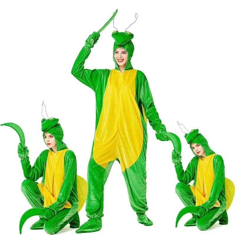 Halloween insect mantis cosplay jumpsuit