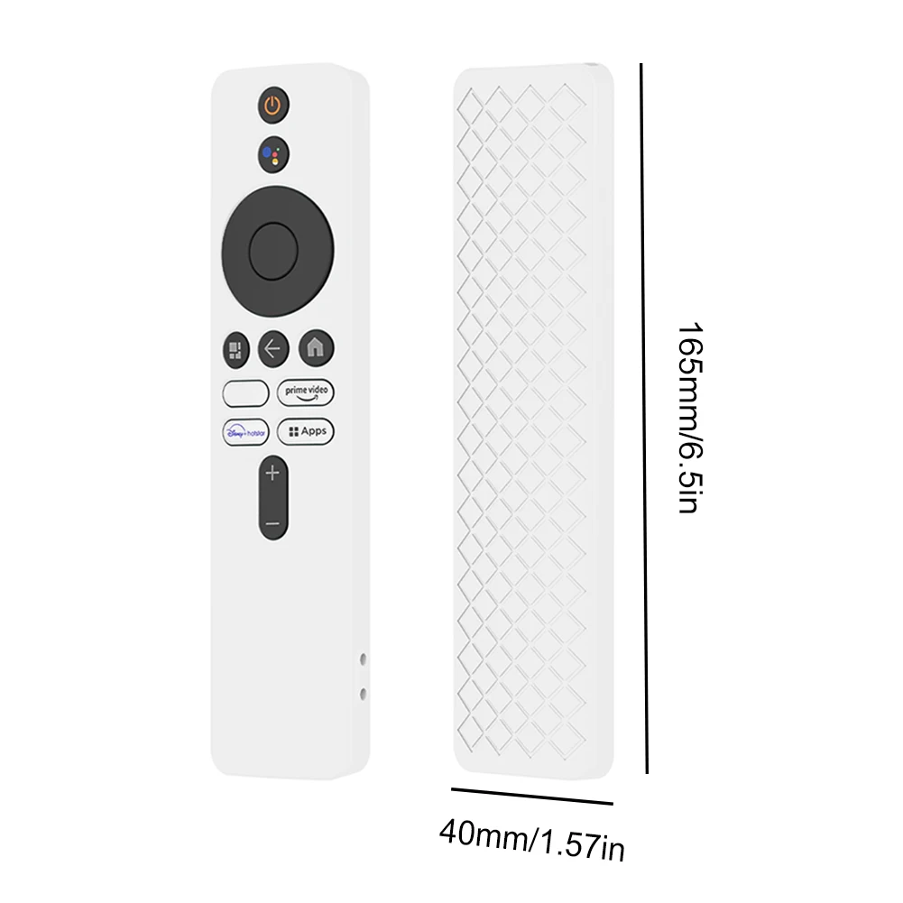 Remote Control Case Silicone Remote Control Cover Protector with Lanyard Shockproof Anti-Slip for Xiaomi 4K TV MiBoX 2nd Gen