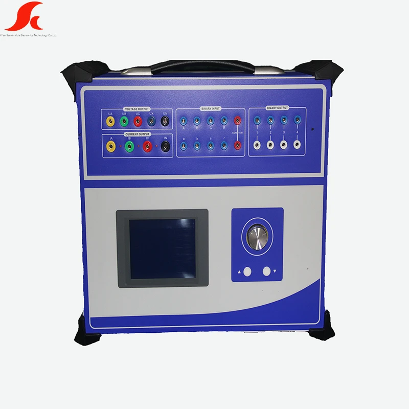 Digital Protection Relay Tester Set 220V Electronic Second Current Injection IP55 Protection Universal Testing 0.1 Accuracy for