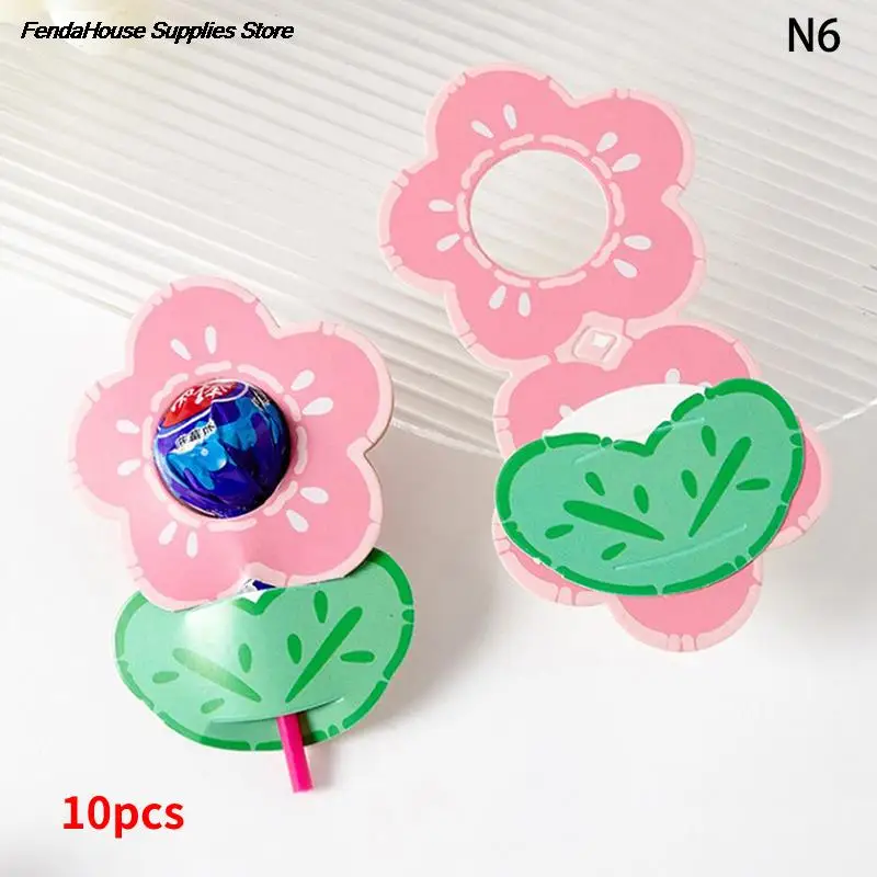 10Pcs Baby Shower Lollipop Decoration Cards Wedding Birthday Party Decorations Kids Candy Favors Decor