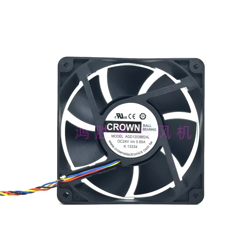 

H 1PCS FOR CROWN AGD12038B24M 12038 DC24V 1.45A 12CM Inverter Cooling Fan