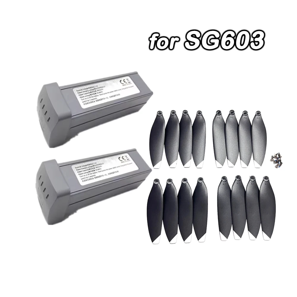 SG603 PRO Brushless Drone Original Spare Part SG603 Battery 7.6V 3800mAh / Propeller Rotor Blade Use for SG603 Drone Accessory