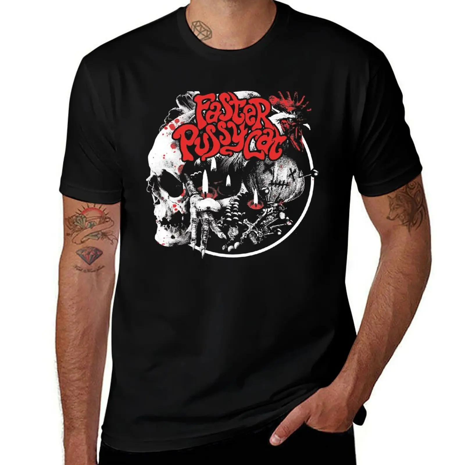 

Faster Pussycat T-Shirt cotton t shirt pack essential t shirt T-Shirt
