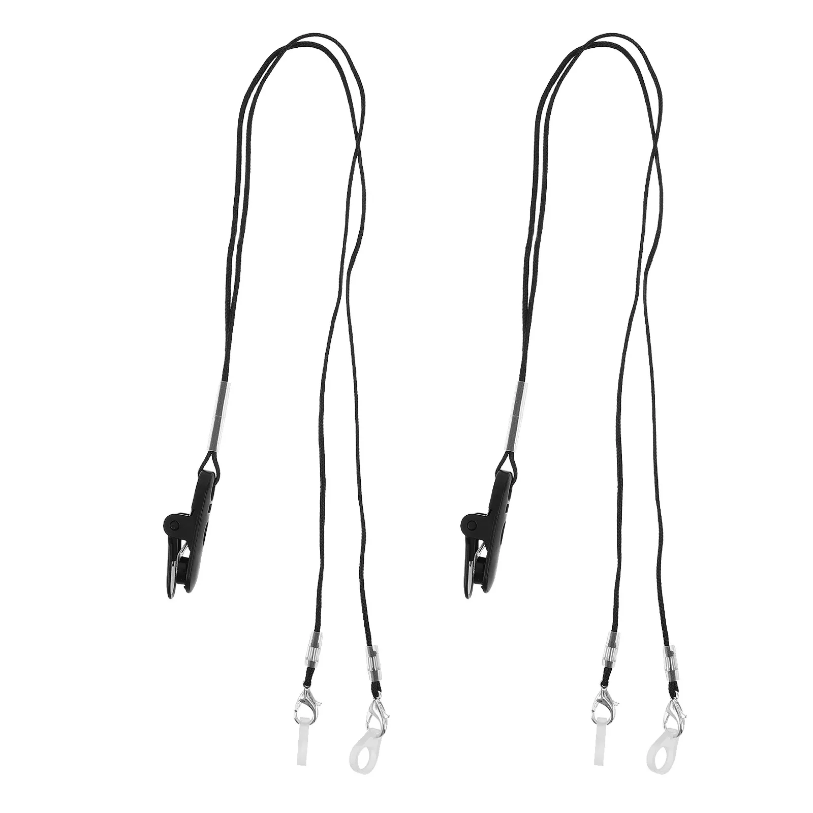 

2Set Hearing Aid Accessories Anti-Loss Silicone Lanyard String Protective Clip Comfortable Waterproof Hearing Amplifier