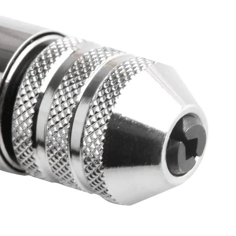 

Adjustable Silver T-Handle Ratchet Tap Holder Wrench for M3-M8 3mm-8mm Machine Screw Thread Metric Plug T-shaped Tap