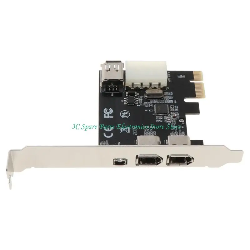 SZ 4 Port PCI FireWire 1394a IEEE1394 External Controller Card for Windows XP/Vista/7 32/64 bit with Firewire Cable