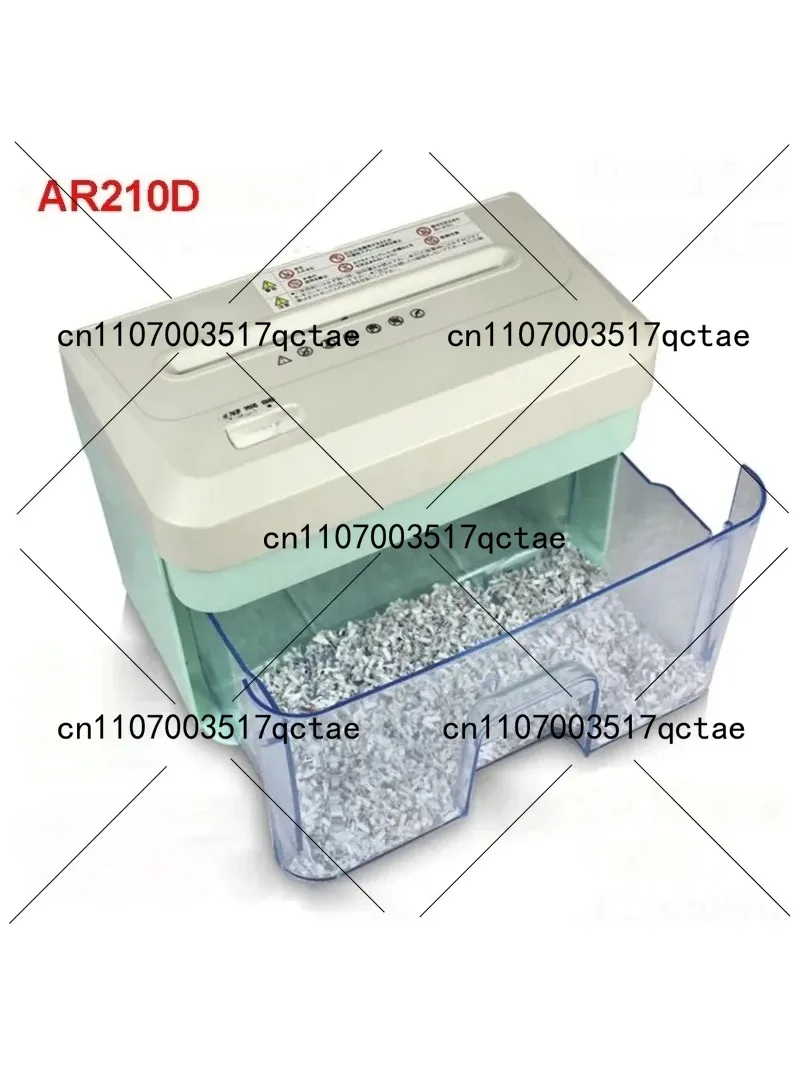 AR210D 2.1L Electric Mini Shredder File Shredder Strip Office Home High Power Electric Shredding 110-220V Paper Shredder 156mm