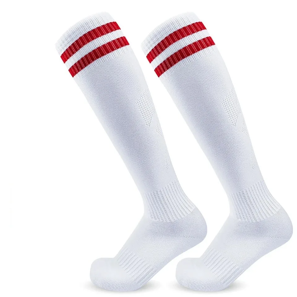 

Children Adult Football Sports Long Knee Socks Kids Soccer Baseball Adults Legging Stockings Children Sports Sock