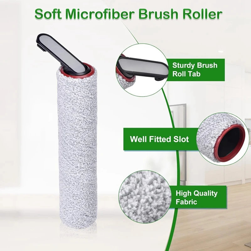 7PCS Replacement Brush Rollers and HEPA Filter for H12 Pro / H12 Dual Cordless Wet and Dry Vacuum Cleaner Parts-A009 view 5