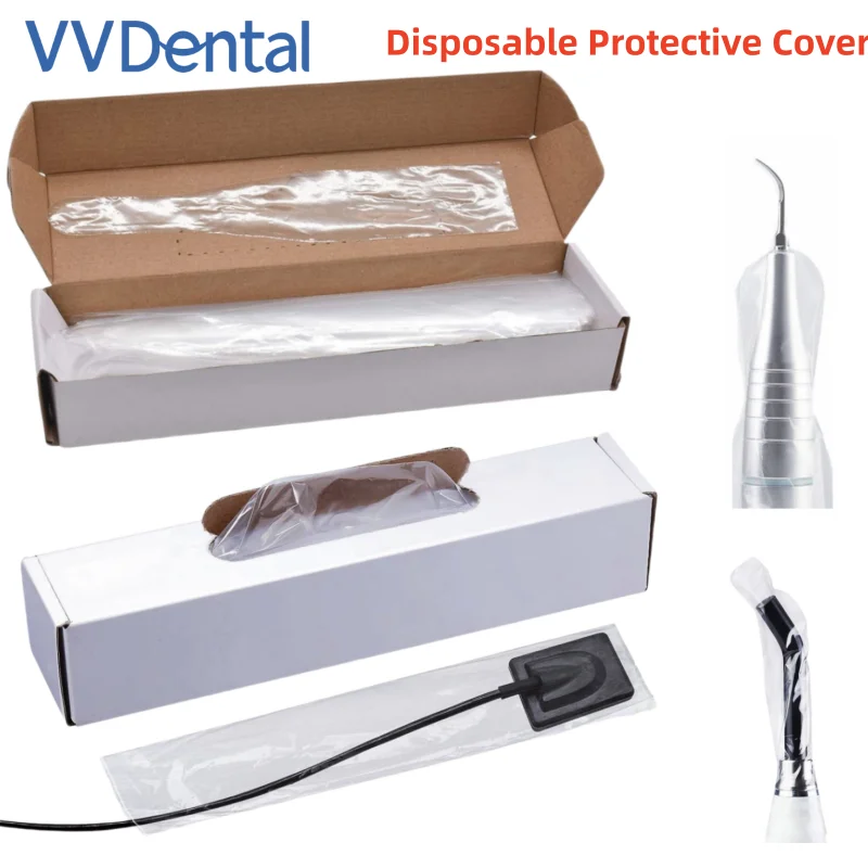 Disposable Protective Sleeves for Dental Scaler Handle Intraoral Camera X-Ray Digital Sensor Light Guide Rod Protect Film Cover