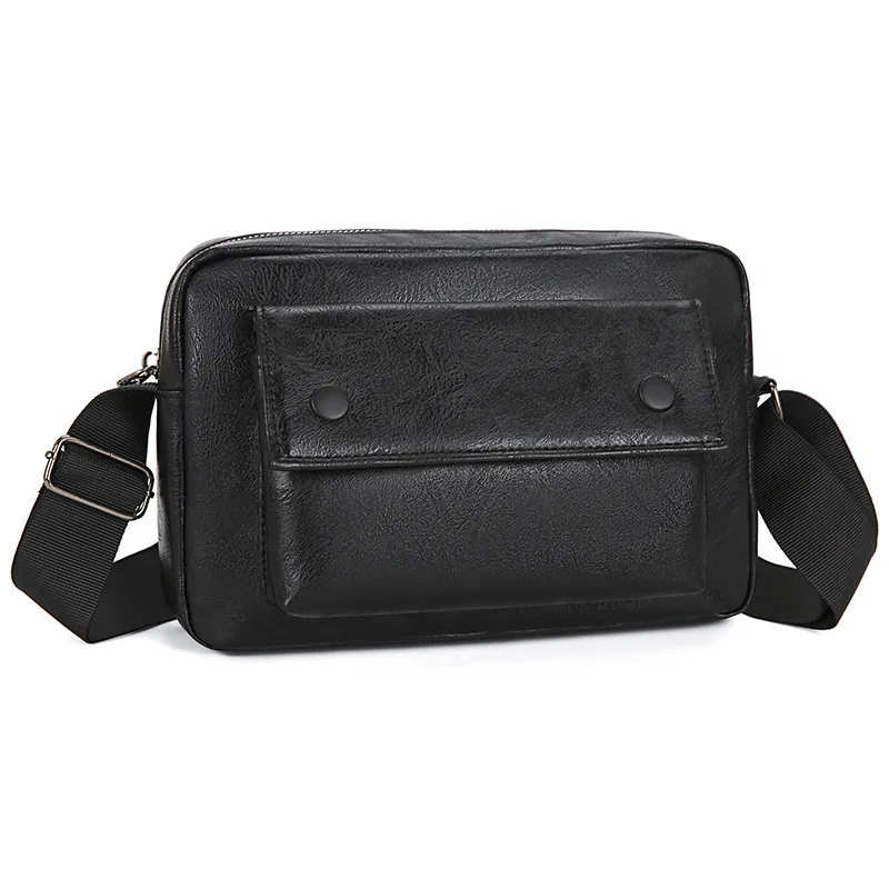 New Simple Men's Crossbody Bag - Multi-functional, Large Capacity, Single Shoulder Bag, Casual and Versatile Small Handbag