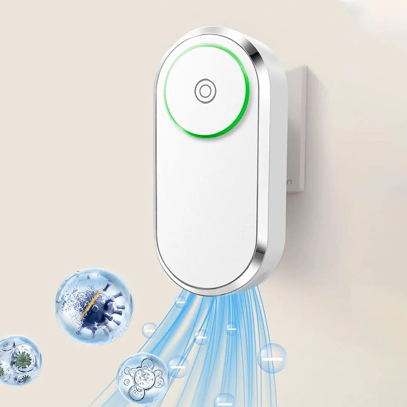 Purificador de ar dispositivo de melhoria da qualidade do ar presentes montado na parede prático mini silencioso para escritório dormitório sala de estar ginásios porões