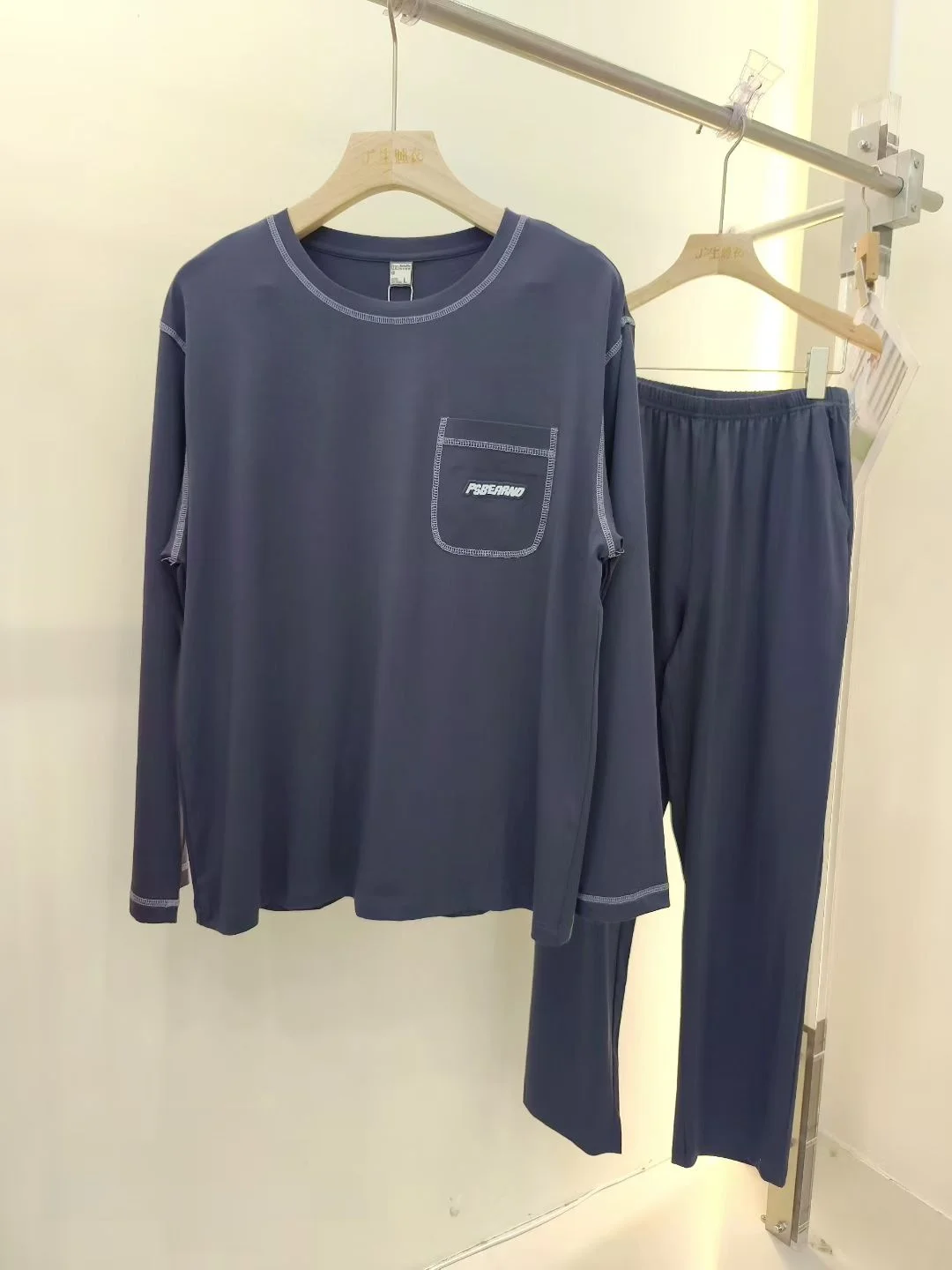 comfortable-cotton-long-sve-round-ne-spwear-set-casual-men's-home-clothes-suitable-for-outdoor-wear-soft-and-lightweight