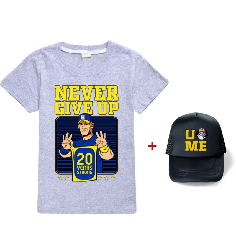 AD1 جون عشاء ثلاثية الأبعاد يطبع الأطفال تي شيرت موضة الصيف قصيرة الأكمام التي شيرت رائجة البيع الاطفال ملابس الشارع الشهير غير رسمية Uc M5 @ rD ~