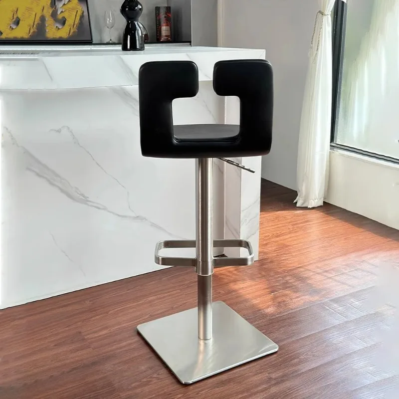 # Chaise de bar nordique moderne, minimaliste, tendance, hauteur réglable, chaise de bar de beauté, design ergonomique, meubles de salon
