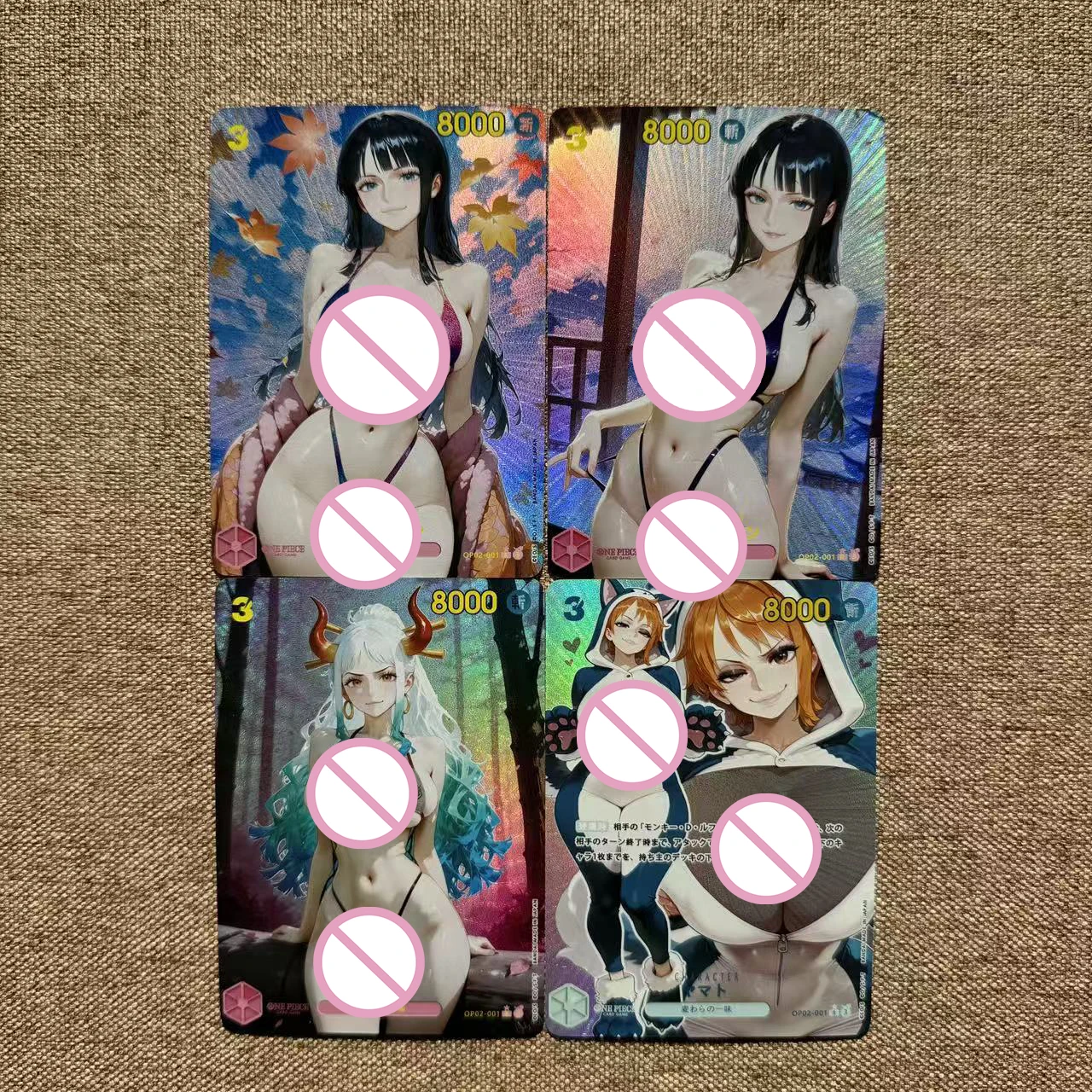 

Коллекционная флеш-карта DIY с подписью персонажей One Piece: Ямато, Нами. Аниме-карточка ручной работы, подарок.