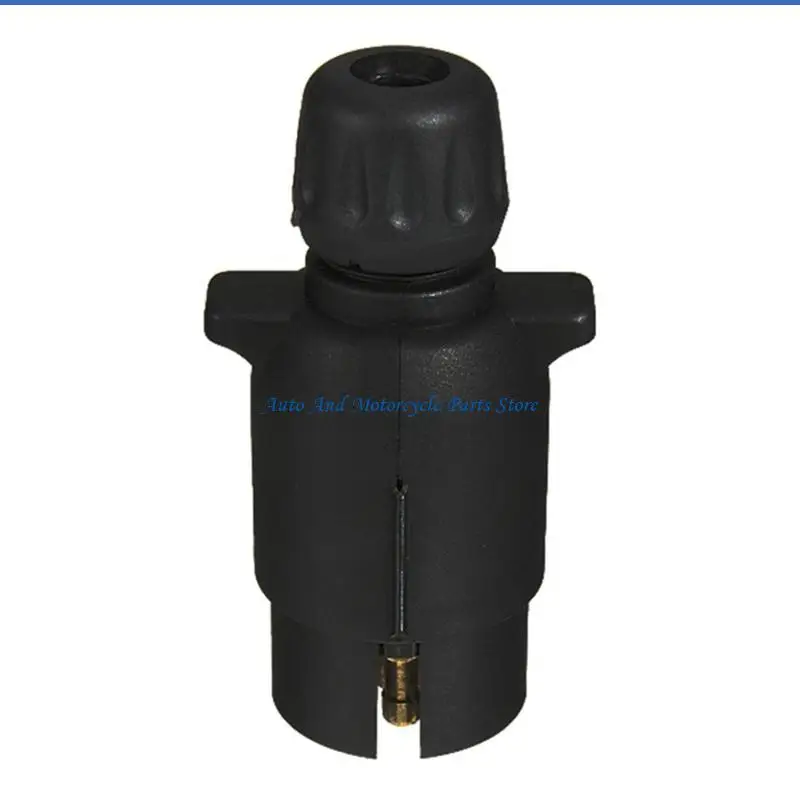 

P9FD European Car 7 Pin Plug Adapter Trailer Connector Towbar Plugs Towing 12V Socket Waterproof Adapter Connector